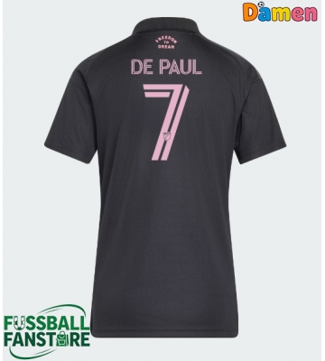 Inter Miami Rodrigo De Paul #7 Replik Auswärtstrikot Damen 2026-27 Kurzarm